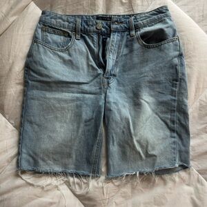 Never Worn Lucky Brand Light Blue Denim Bermuda Shorts